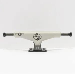 Silver M-Class Skateboard Trucks 8.0" - Armed Grey (Set of 2)