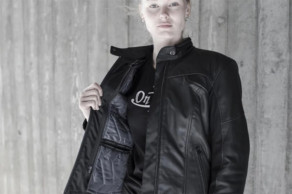 ** Spidi Mystic Lady Leather Jacket - Black - SALE