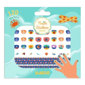 120 Mediterranean Nail Stickers