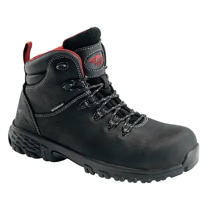 A7422 Avengers Black Alloy Toe Waterproof Work Boot