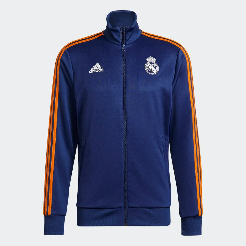 adidas 2021/22 Real Madrid 3-Stripe Track Top - ADULT