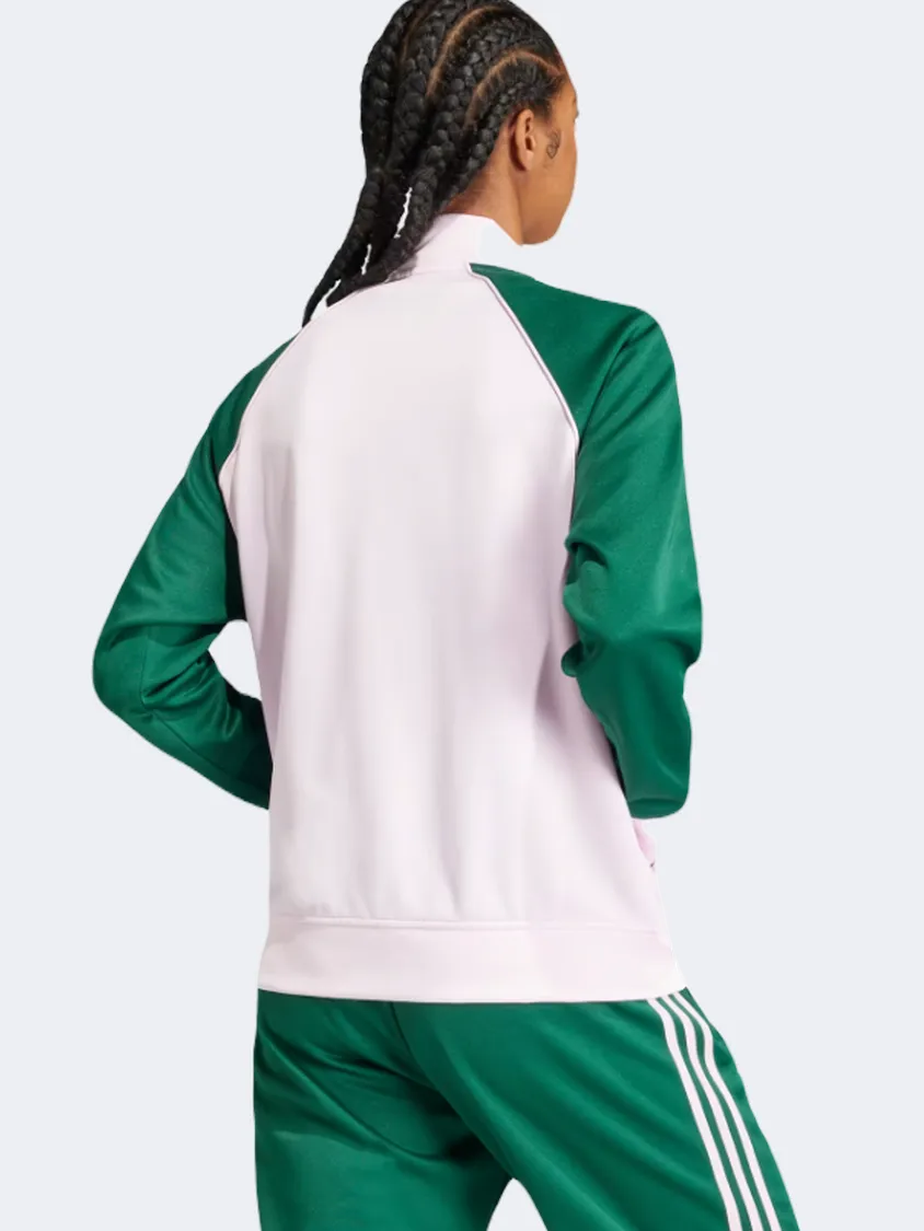 Adidas Adicolor Classics Sst Women Original Jacket Green/True Pink