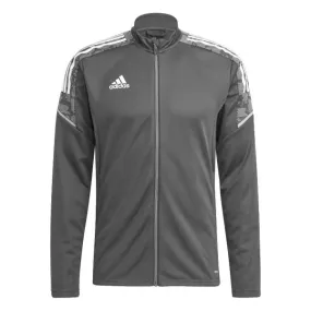 adidas Men's Condivo 21 Track Jacket - Team Grey/White