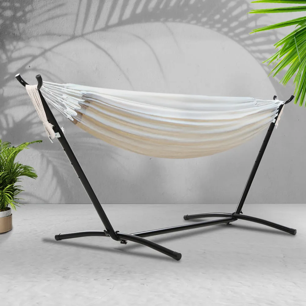 Adjustable Cotton Hammock Chair, Water Resistant, Gardeon