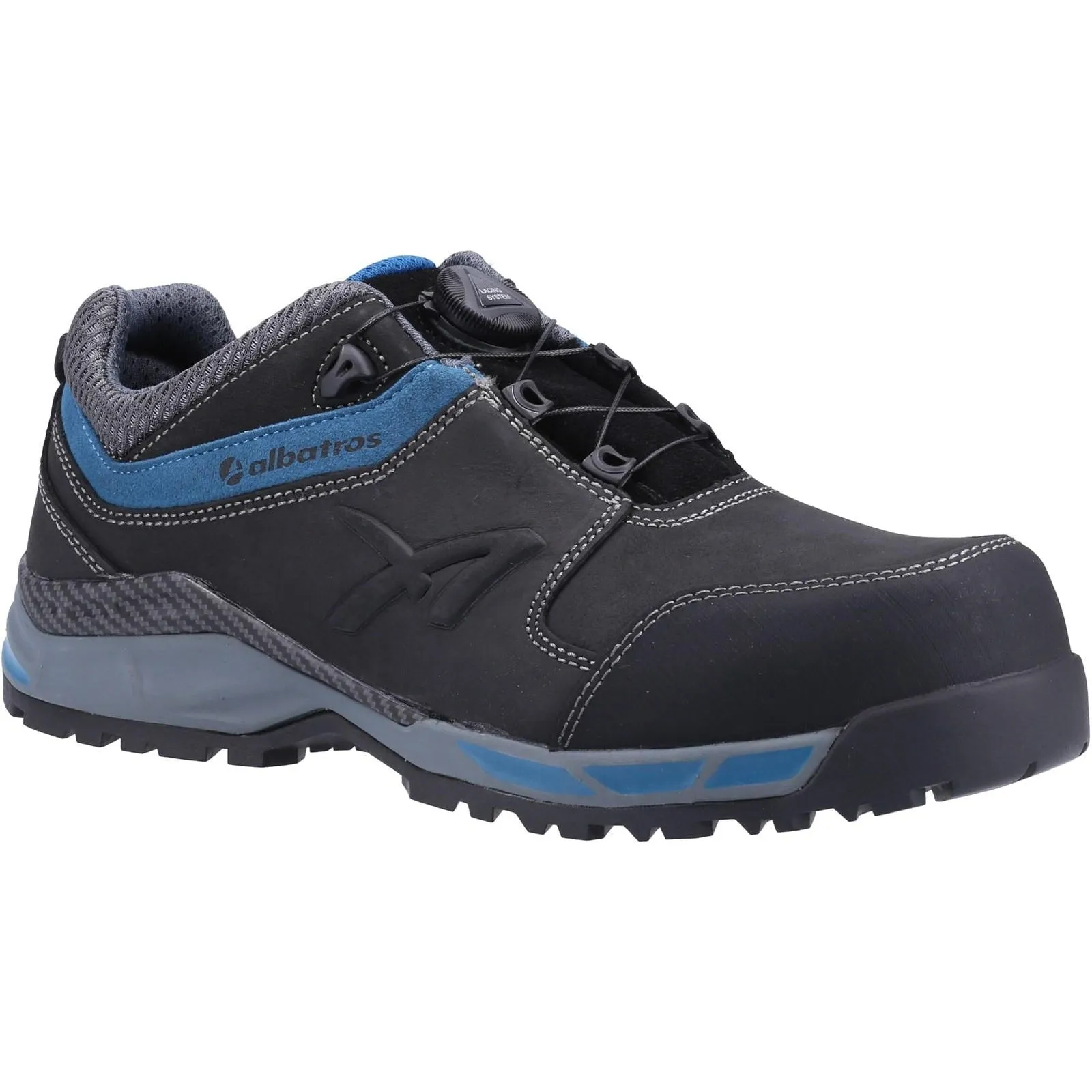 Albatros Mens Tofane Low S3 Leather Safety Trainers