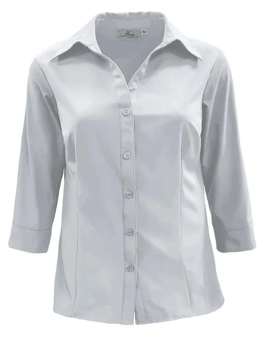 All American Clothing Co. - Women's 3/4 Sleeve Dress Shirt