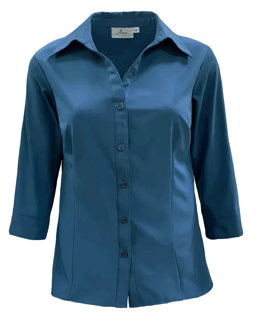 All American Clothing Co. - Women's 3/4 Sleeve Dress Shirt