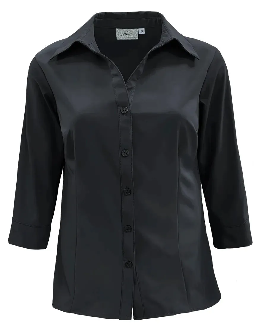 All American Clothing Co. - Women's 3/4 Sleeve Dress Shirt