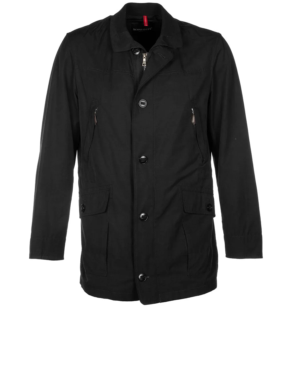 Alwin Mid-Length Jacket Black