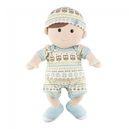 Apple Park Faire Isle Print Organic Toddler Doll