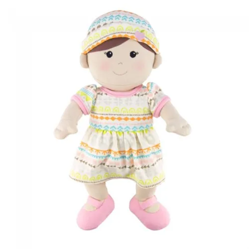 Apple Park Faire Isle Print Organic Toddler Doll