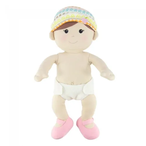 Apple Park Faire Isle Print Organic Toddler Doll