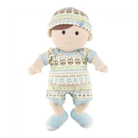 Apple Park Faire Isle Print Organic Toddler Doll