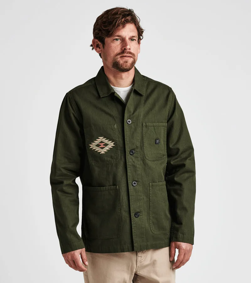 Atlas Embroidery Organic Chore Jacket