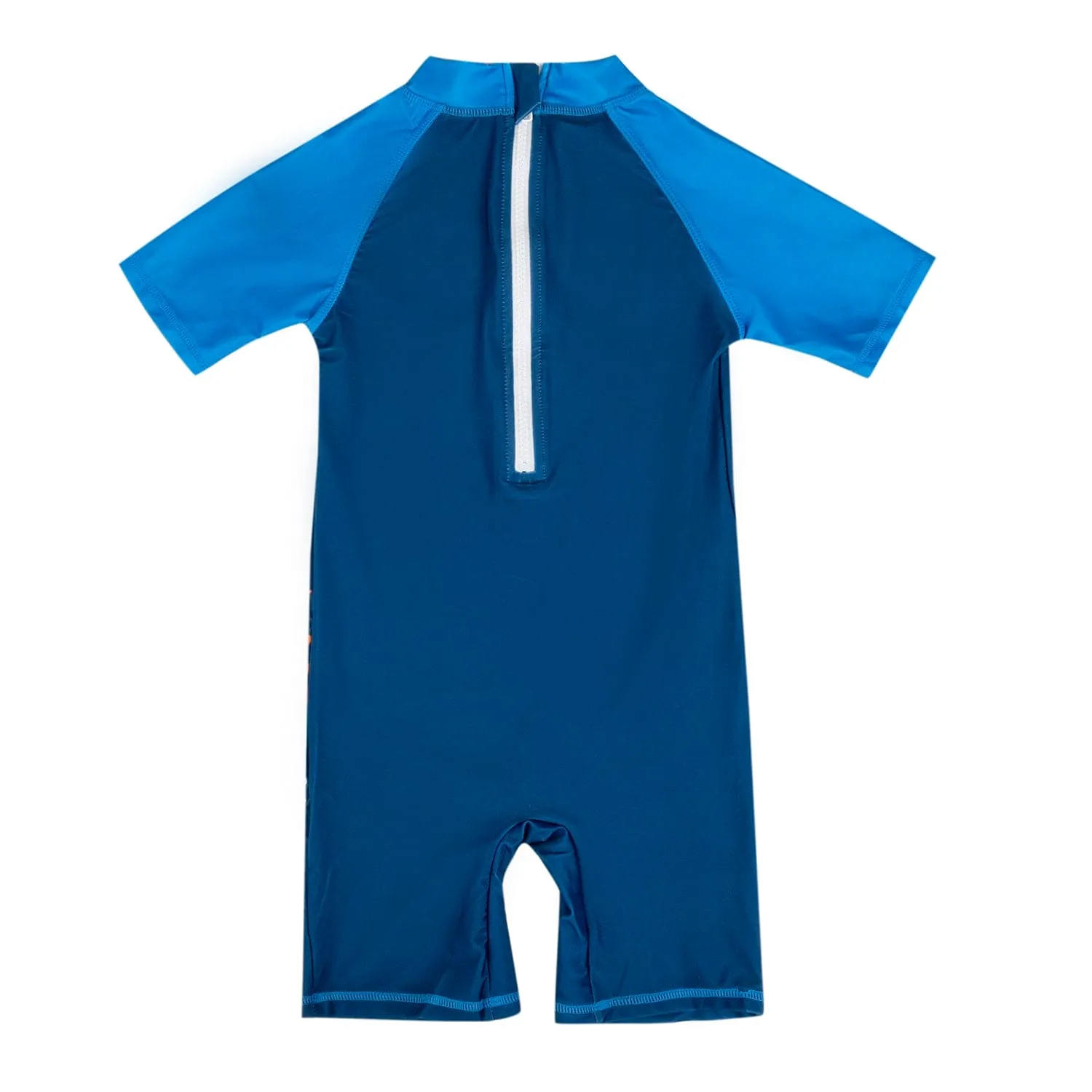 Baby Moo Dinosaur Beach Bodysuit One-Piece Swimsuit Pool Swimming Costume - Blue