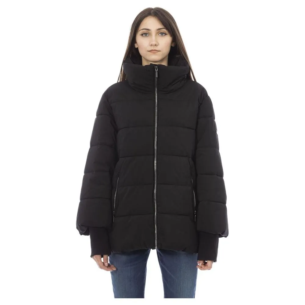 Baldinini Trend Black Polyamide Women Jacket