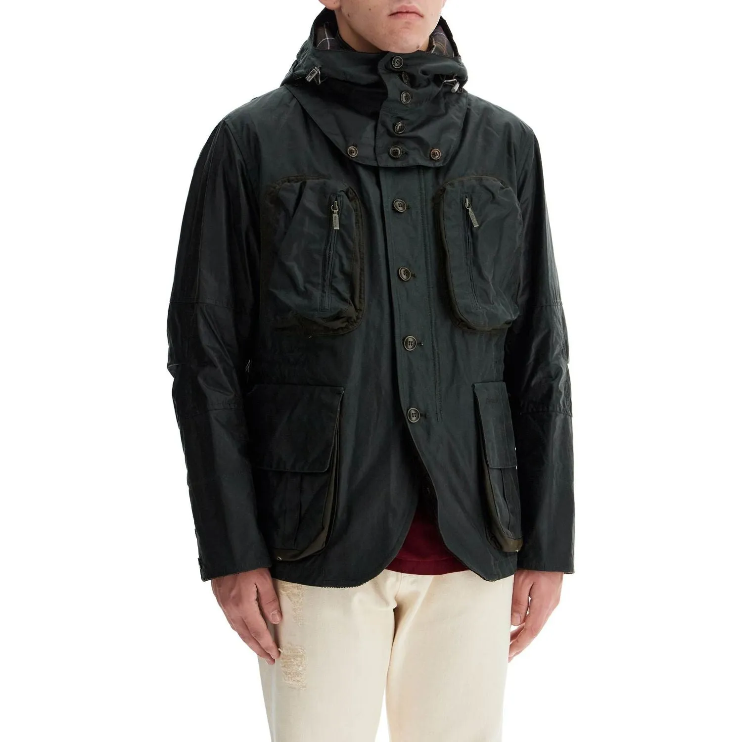 Barbour x TOKITO outland waxed jacket