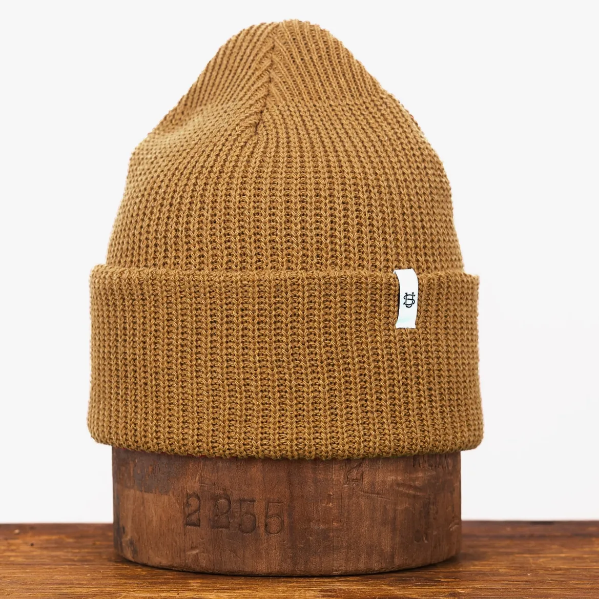 Beanie - Dark Goldenrod Upcycled Cotton Watchcap