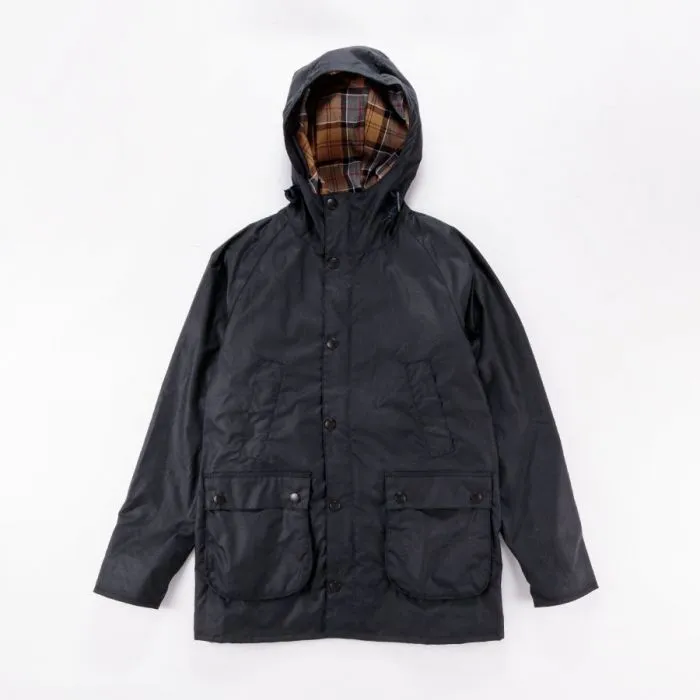 BEDALE HOODED JACKET NAVY