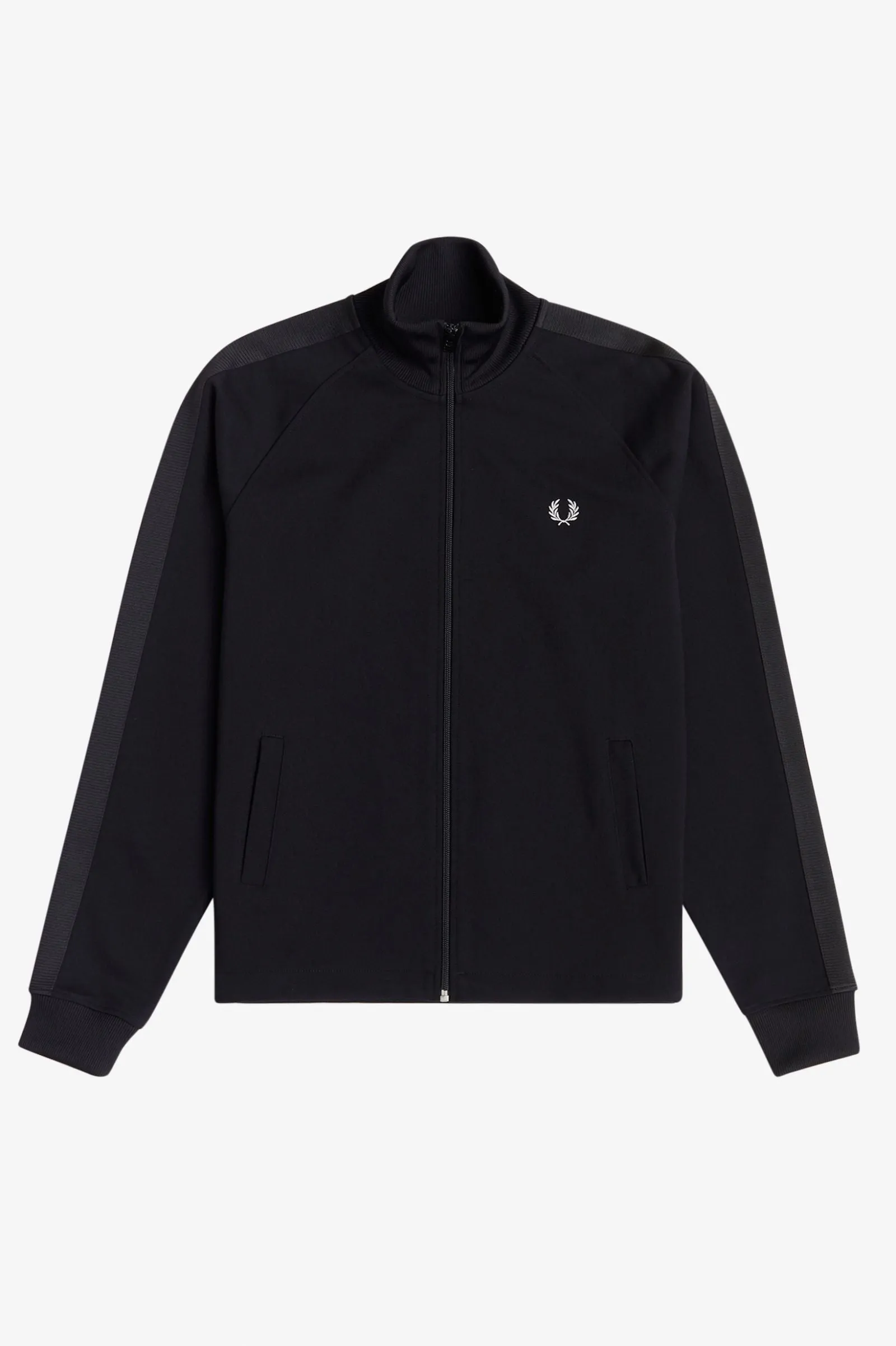 BLACK TONAL TAPE TRACK JACKET