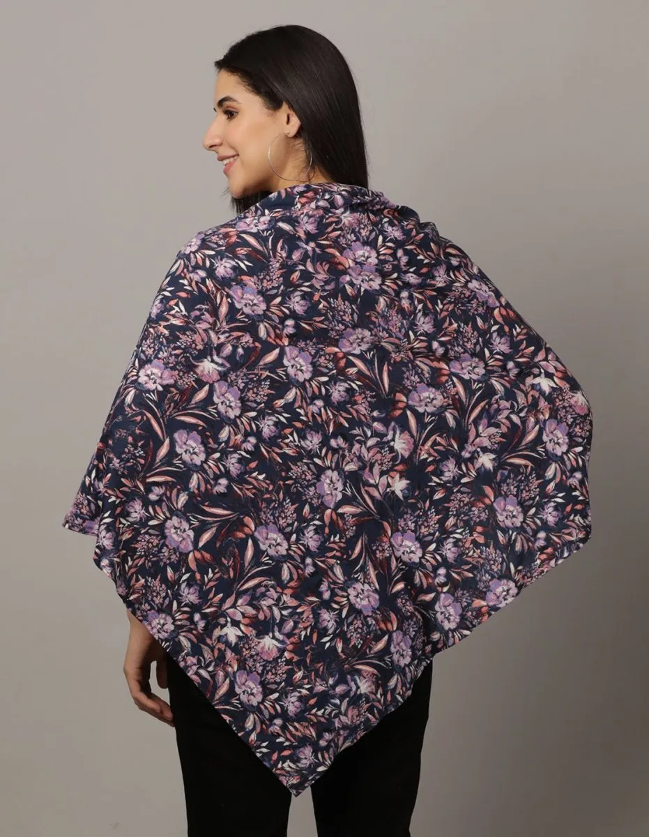 Blue Floral Nursing Cover and Top