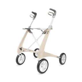 Carbon Fiber Ultralight Rollator, Compact Seat, White