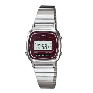 Casio LA670WA-4DF Silver Stainless Watch for Women