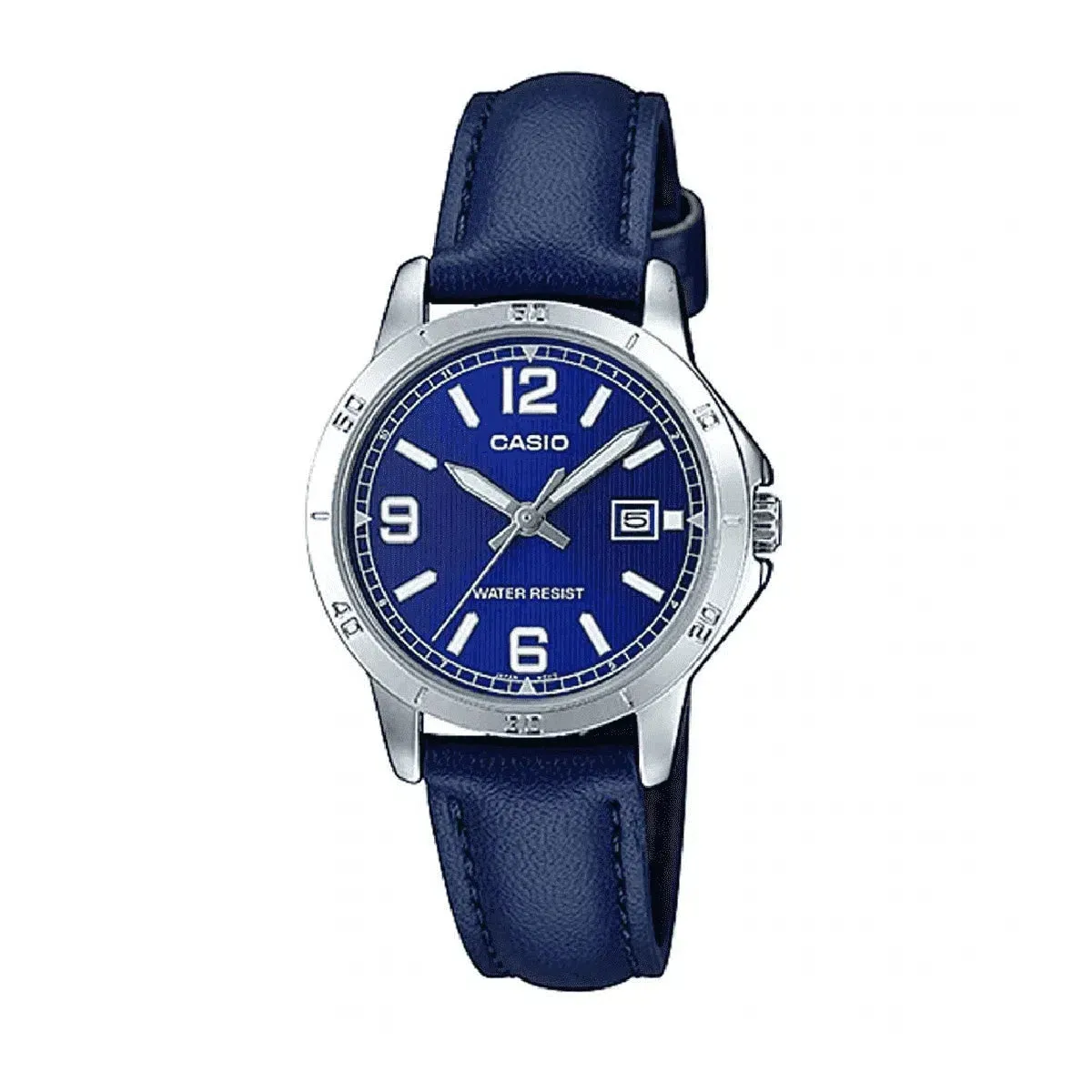 Casio LTP-V004L-2B Blue Leather Watch for Women