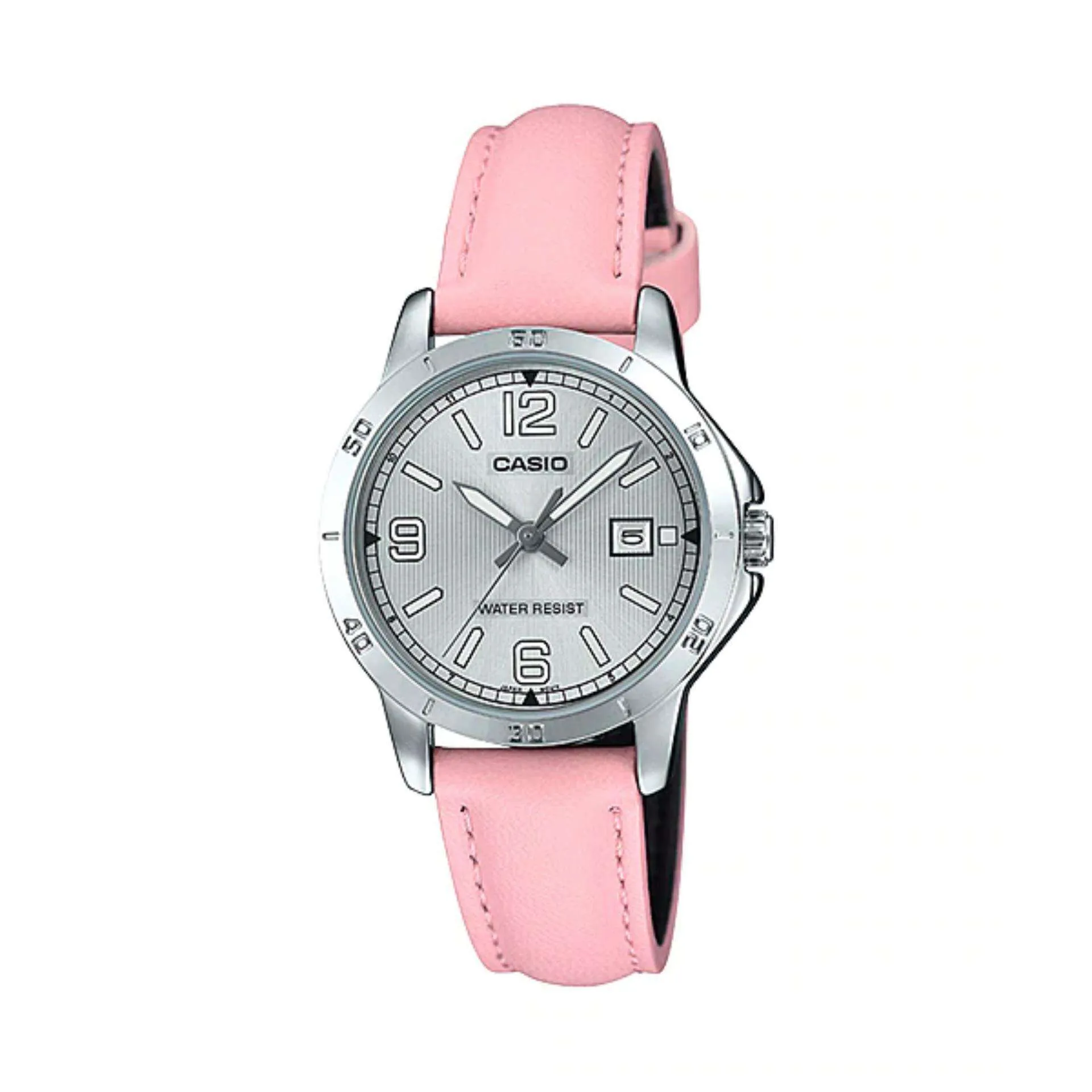 Casio LTP-V004L-4B Pink Leather Watch