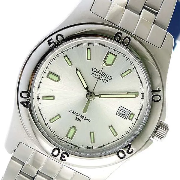 Casio MTP-1213A-7AVDF Silver Stainless Steel Strap Watch for Men