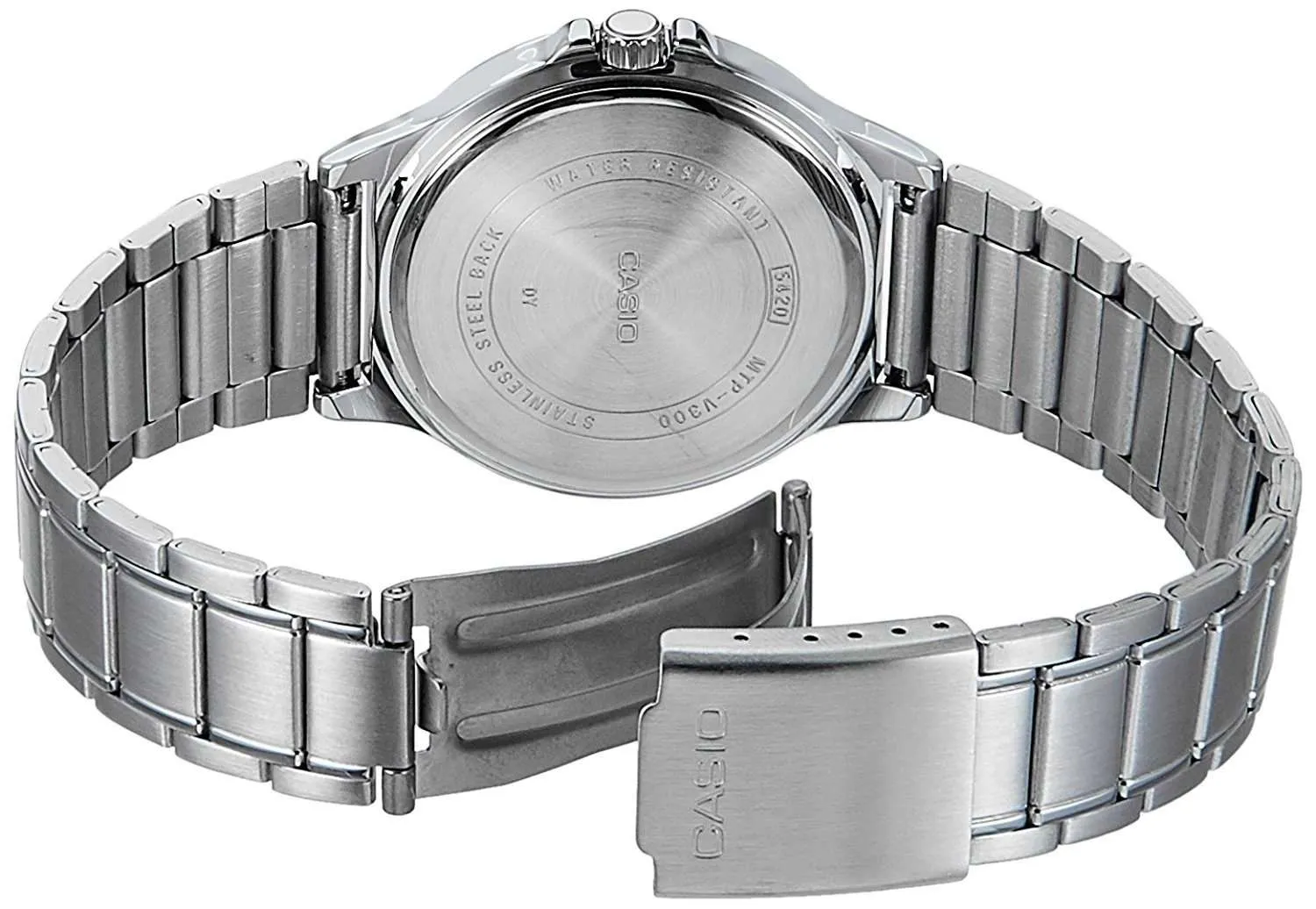 Casio MTP-V300D-7A Silver Stainless Watch for Men