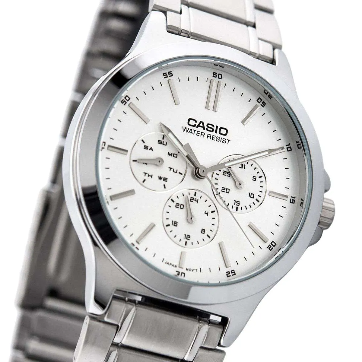 Casio MTP-V300D-7A Silver Stainless Watch for Men