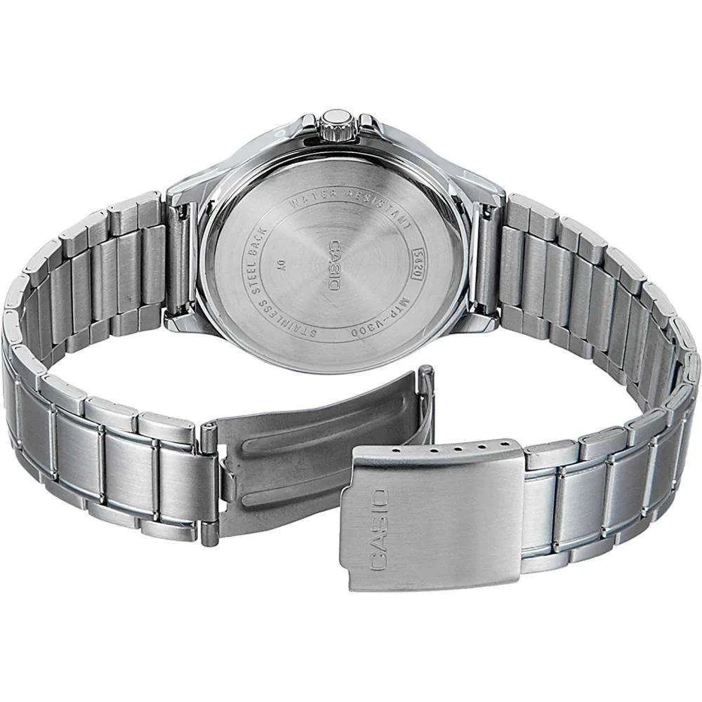 Casio MTP-V300D-7A2 Silver Stainless Watch for Men