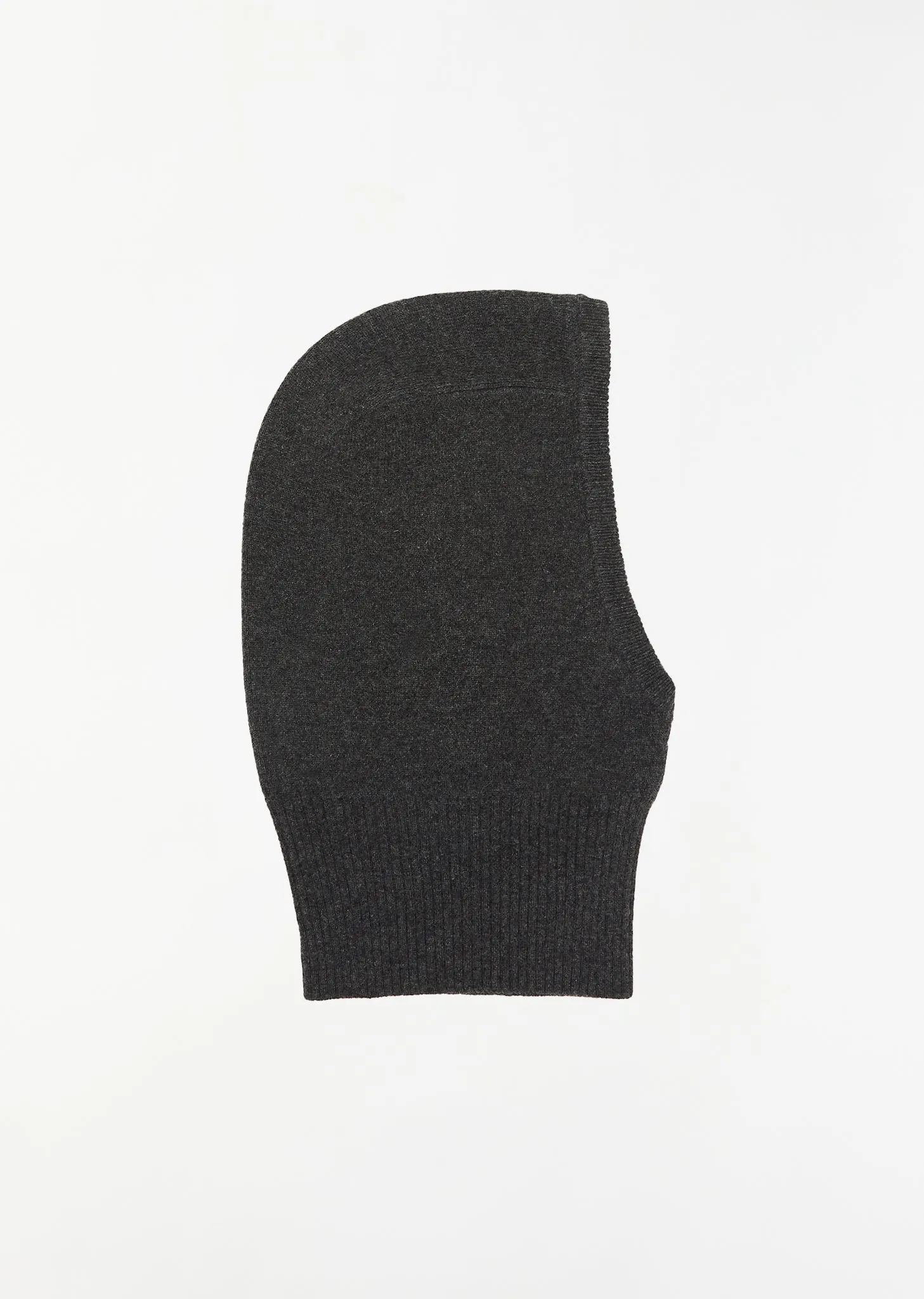 Cathy Cashmere Knitted Balaclava — Dark Grey