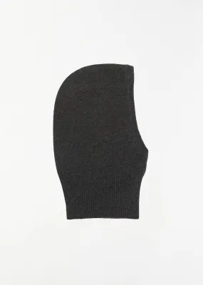 Cathy Cashmere Knitted Balaclava — Dark Grey