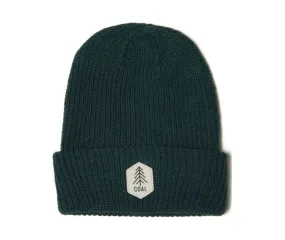 Coal The Scout Heathered Knit Cuff Beanie - Dark Green