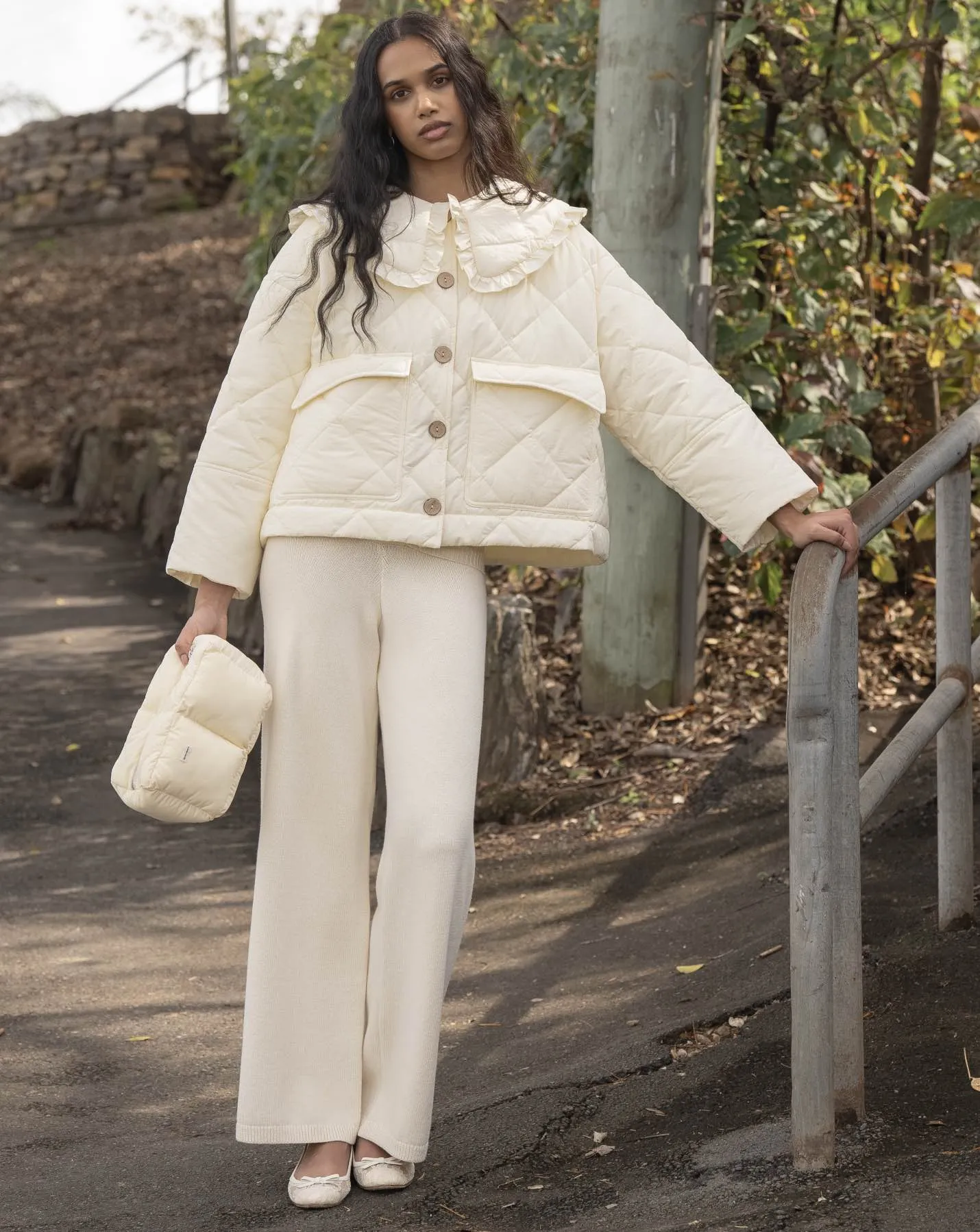 Darcy Frill Jacket - Cream