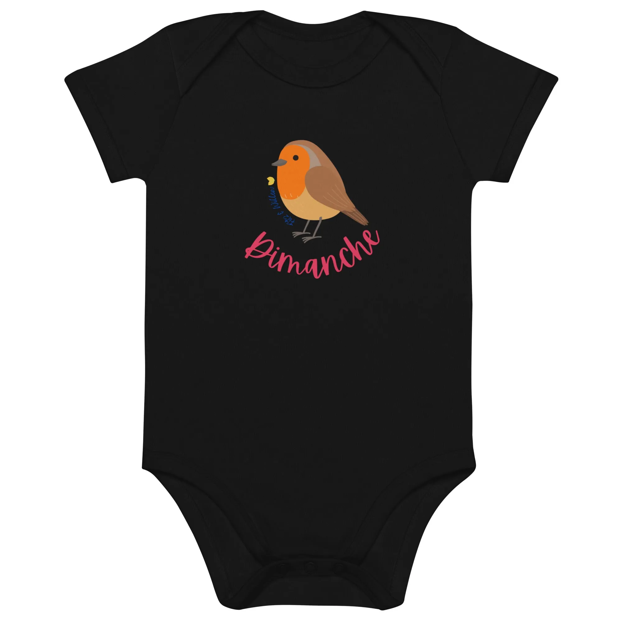 Dimanche, Organic cotton baby bodysuit