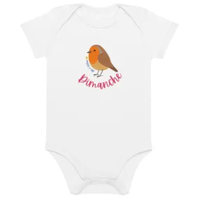 Dimanche, Organic cotton baby bodysuit