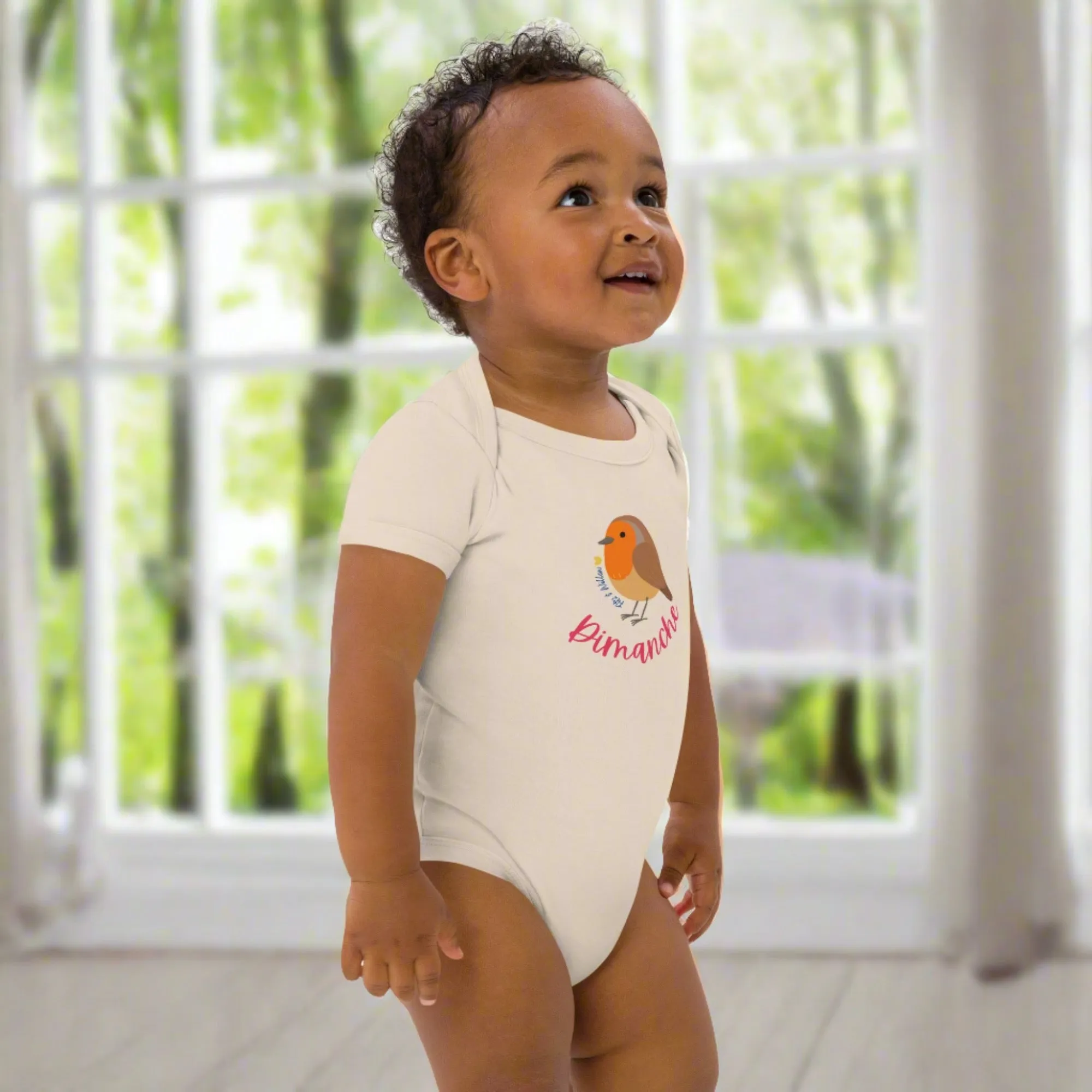 Dimanche, Organic cotton baby bodysuit