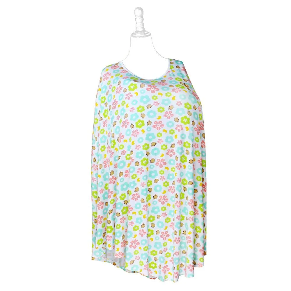 DooDooMooky Bamboo Nursing Cover Poncho Type Mooky Flower