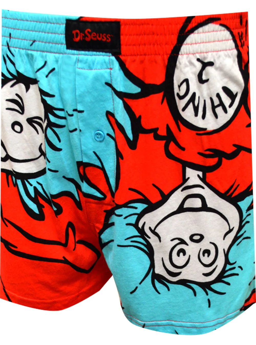 Dr. Seuss Thing 1 and Thing 2 Boxer Shorts