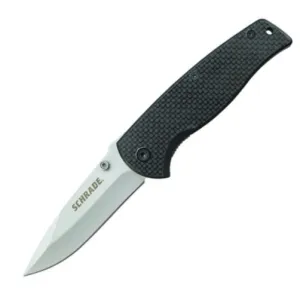 Drop Point Blade Carbon Fiber Handle