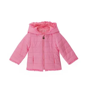 FASHIONABLY LITE PUFFER JACKET IN CANDY PINK