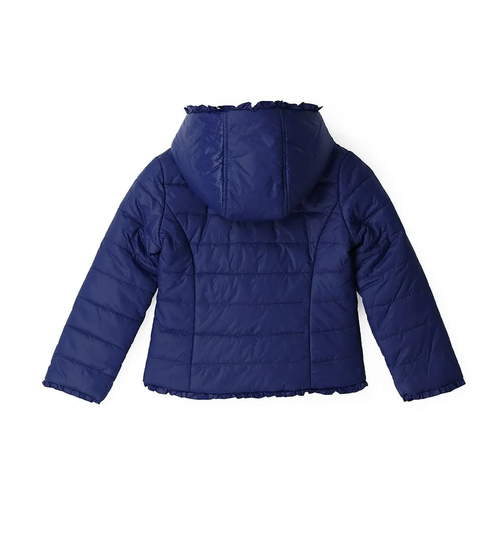 FASHIONABLY LITE PUFFER JACKET IN NAVY