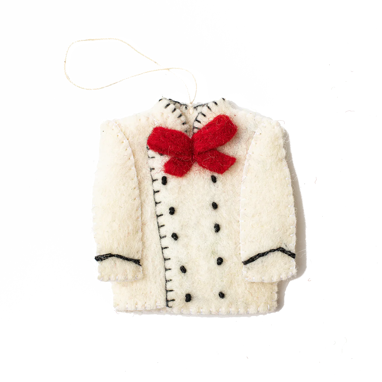 Felt Chef's Jacket Ornament