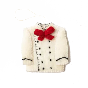 Felt Chef's Jacket Ornament