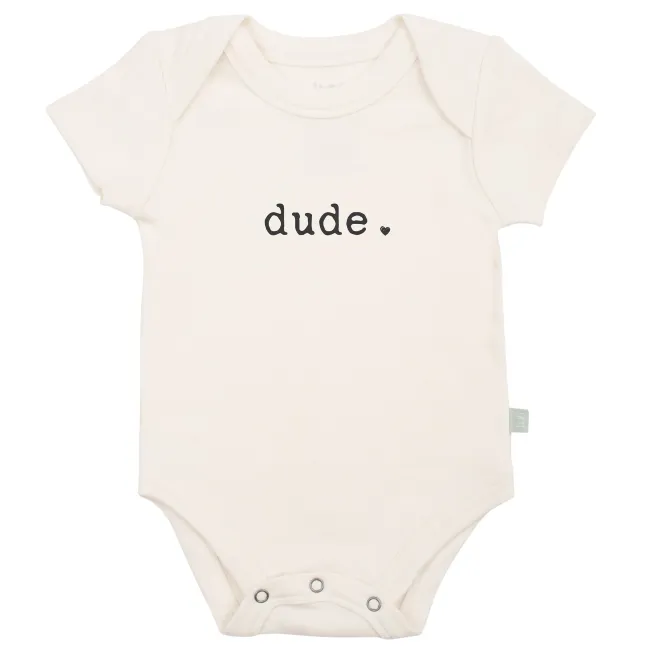 finn and emma graphic bodysuit - dude