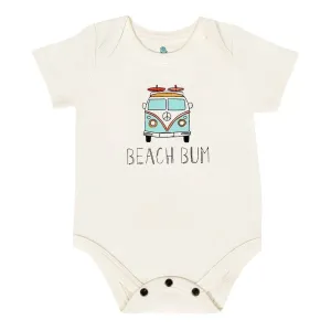 Finn and Emma Organic Short Sleeve Bodysuit - Beach Bum