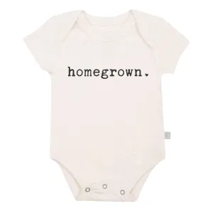 Finn and Emma Organic Short Sleeve Bodysuit - Homegrown